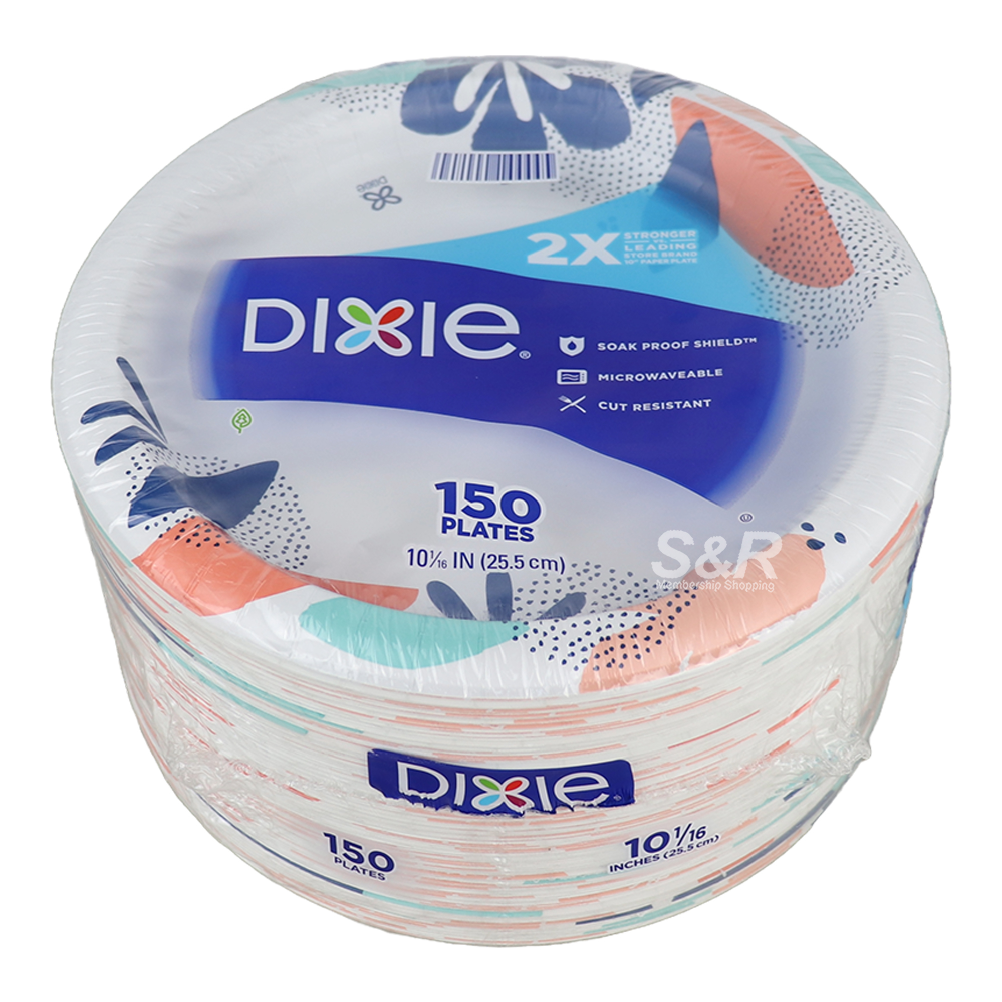 Dixie Paper Plates 10in 150pcs